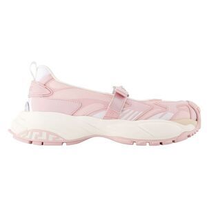 Mary Jane Sneakers - Versace - Synthetic - Pink